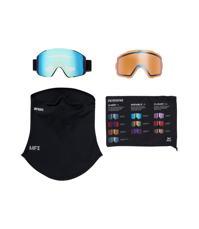 ANON SYNC GOGGLE BLACK w/ VARIABLE BLUE + CLOUDY PINK + MFI 2026