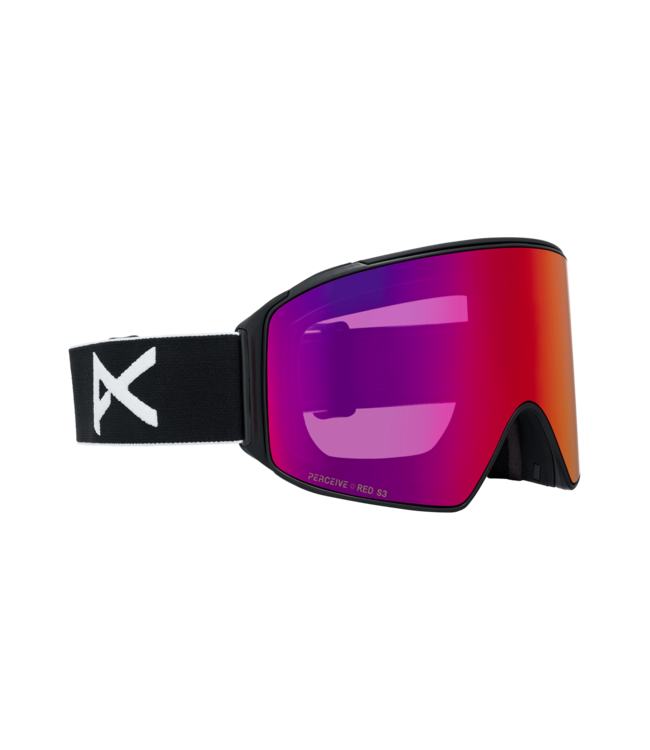 ANON M4 CYLINDRICAL GOGGLE BLACK w/SUNNY RED + CLOUDY BURST 2026