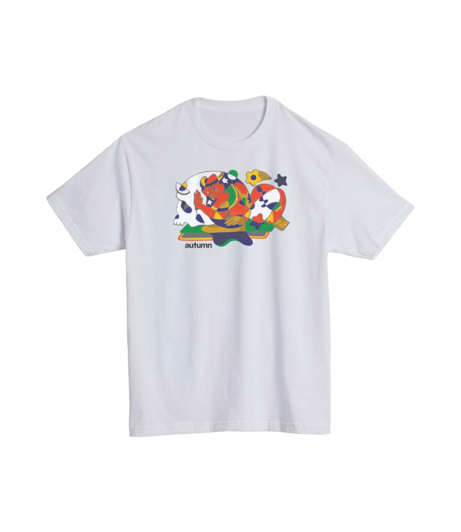 AUTUMN DAYZE 2 SHORT SLEEVE TEE WHITE