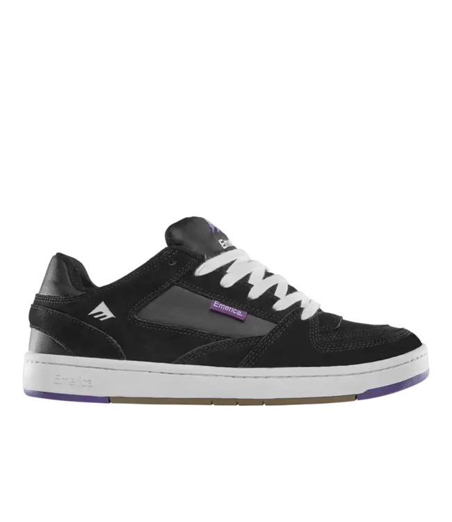 EMERICA MENS MUTE SHOE BLACK/WHITE/GUM