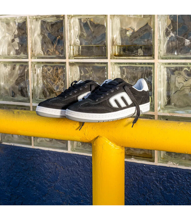 ETNIES MENS LOCUT SHOE BLACK/WHITE