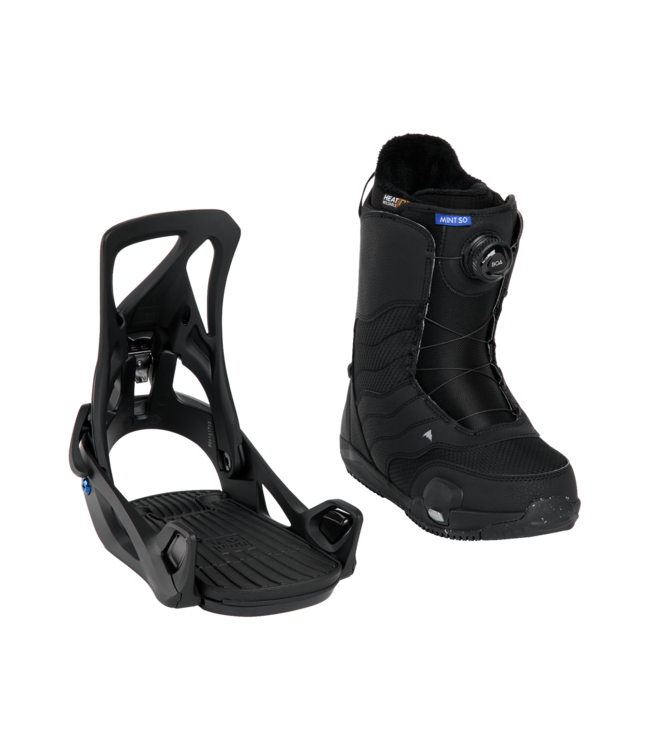 BURTON WOMENS STEP ON PACKAGE (BOOT/BINDING) BLACK 2026