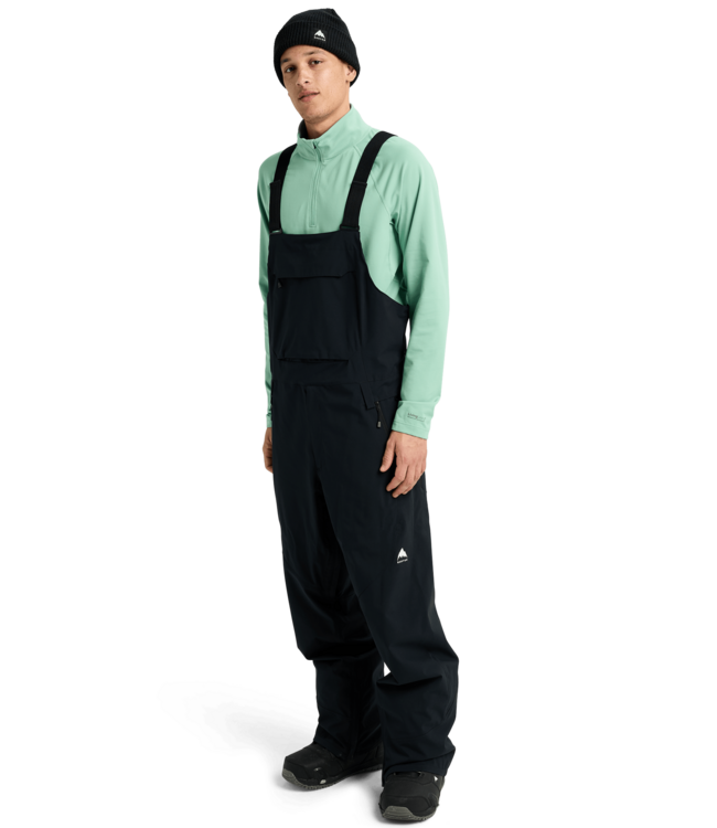 BURTON RESERVE 2L STRETCH BIB PANTS TRUE BLACK 2026