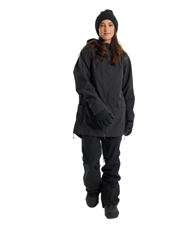 BURTON WOMENS LALIK 2L JACKET TRUE BLACK 2024