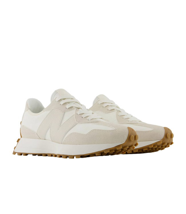 NEW BALANCE WOMENS LIFESTYLE 327 SHOE (FE) BEIGE WHITE