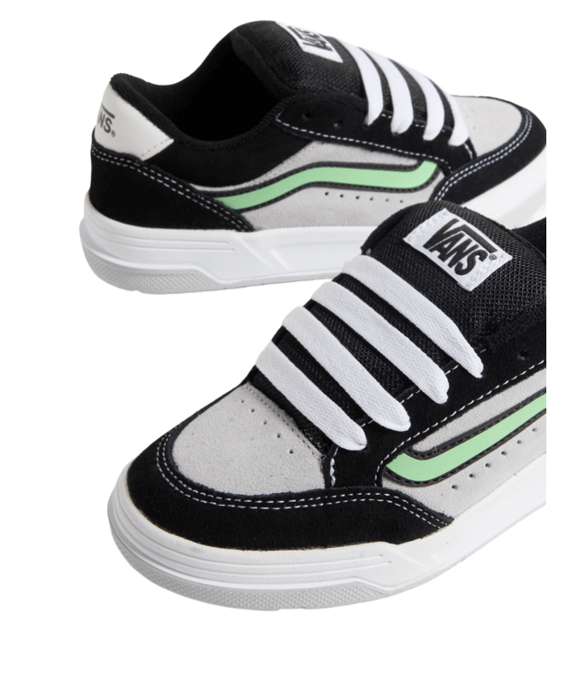 VANS TODDLER HYLANE V SHOES (1411) SIDESTRIPE BLACK/MINT