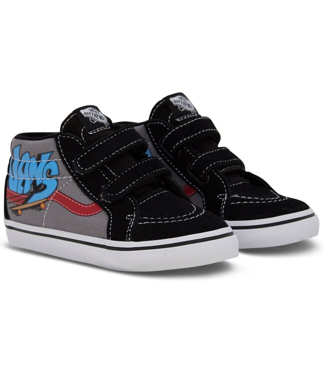 VANS TODDLER SK8-MID REISSUE V SHOES (Y301) SK8 BLACK/GREY