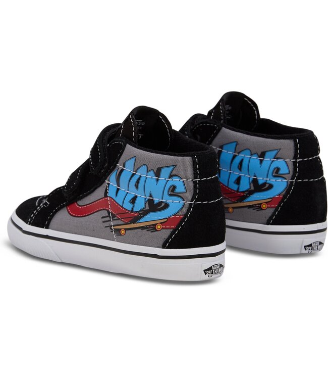 VANS TODDLER SK8-MID REISSUE V SHOES (Y301) SK8 BLACK/GREY