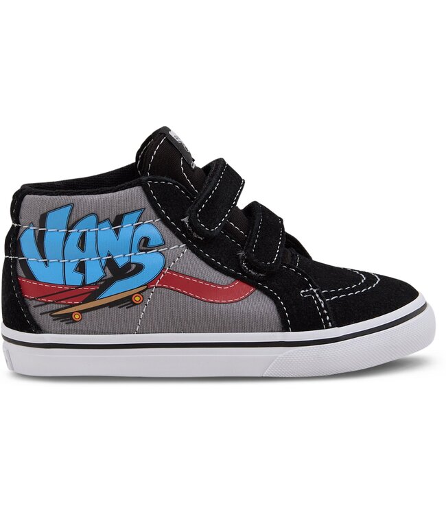 VANS TODDLER SK8-MID REISSUE V SHOES (Y301) SK8 BLACK/GREY