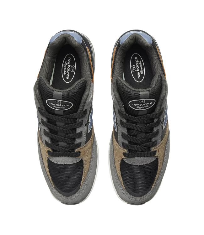 NEW BALANCE MENS NUMERIC 933 REYNOLDS WIDE SHOES (MLT) CASTLEROCK/INDIGO
