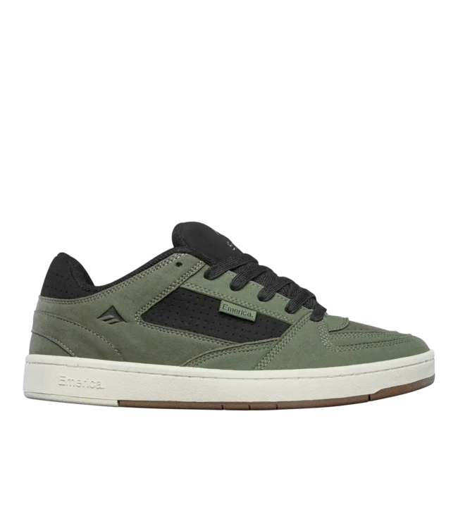 EMERICA MENS MUTE SHOE OLIVE/BLACK