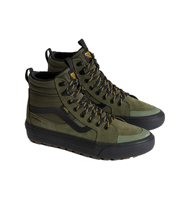 VANS MENS SK8-HI WATERPROOF INSULATED SHOES (203) GREEN/BLACK