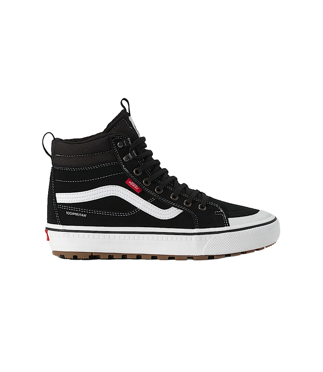 VANS MENS SK8-HI WATERPROOF INSULATED SHOES (BA2) BLACK/WHITE