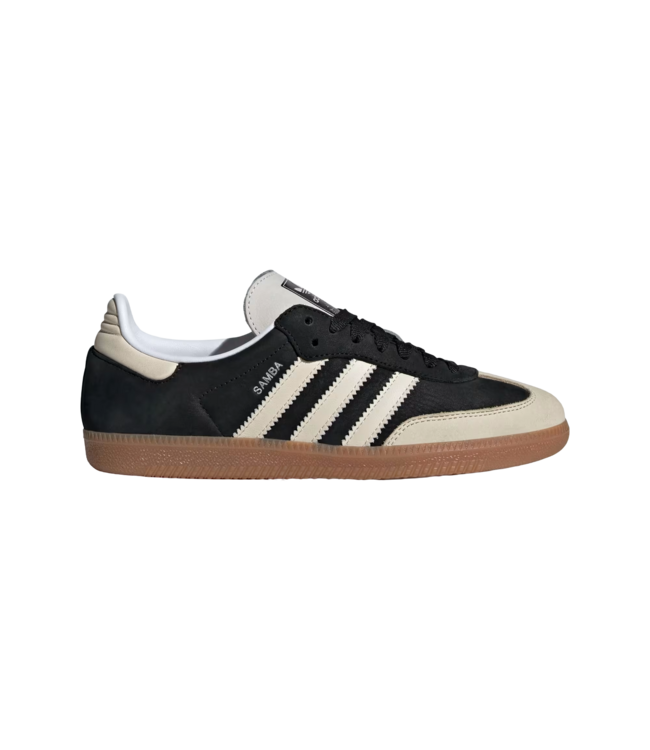 ADIDAS WOMENS SAMBA OG SHOE BLACK/WHITE/SILVER