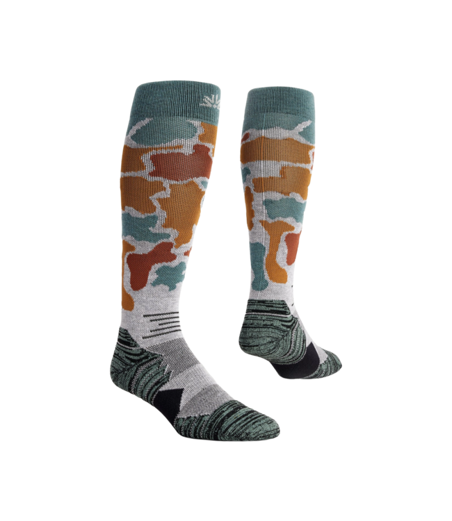AUTUMN SERVICE DUCK CAMO SNOW SOCKS GREY