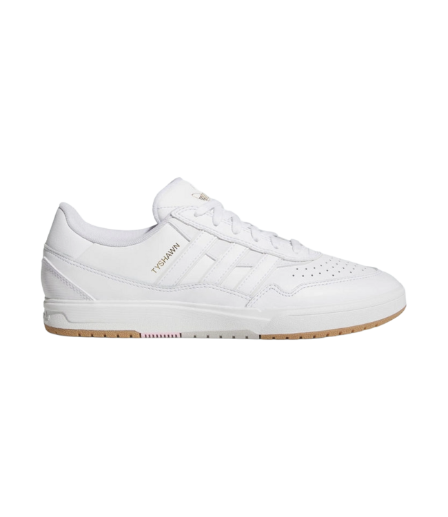 ADIDAS MENS TYSHAWN II SHOE WHITE/WHITE/GUM