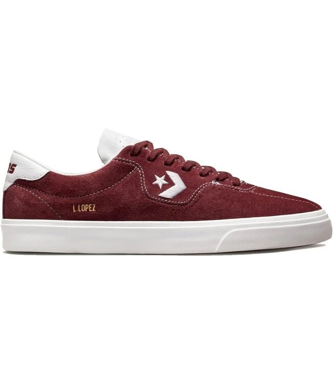 CONVERSE MENS LOUIE LOPEZ PRO SHOE OX DEEP BORDEAUX / WHITE
