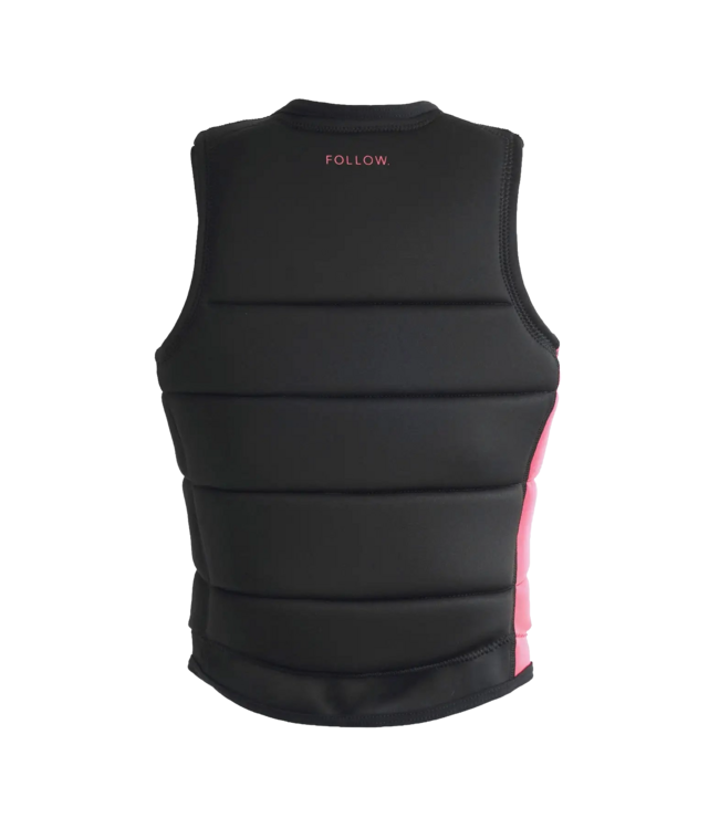 FOLLOW WOMENS CORP VEST BLACK/PINK 2024