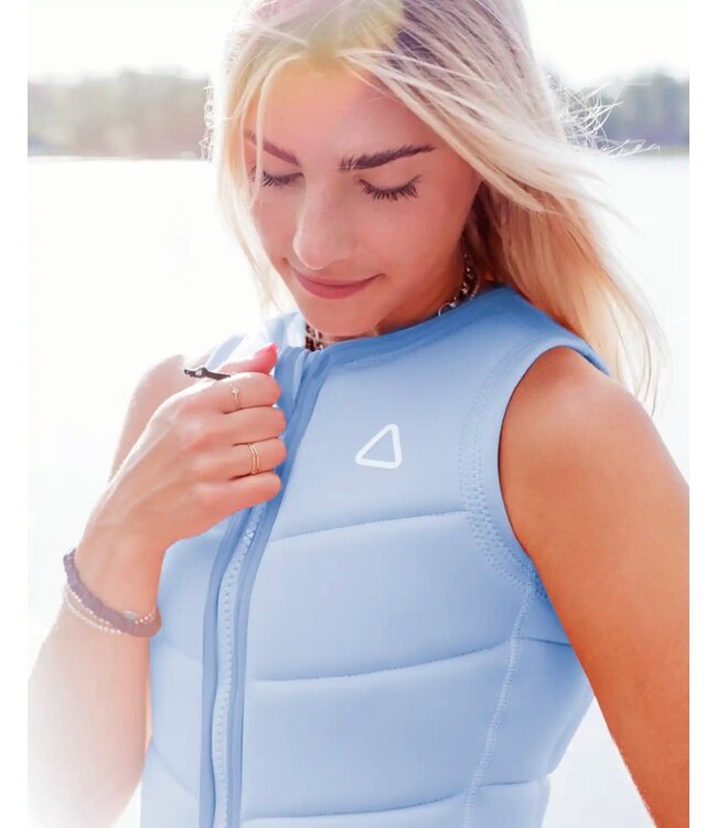 FOLLOW WOMENS CORP VEST PASTEL BLUE 2025