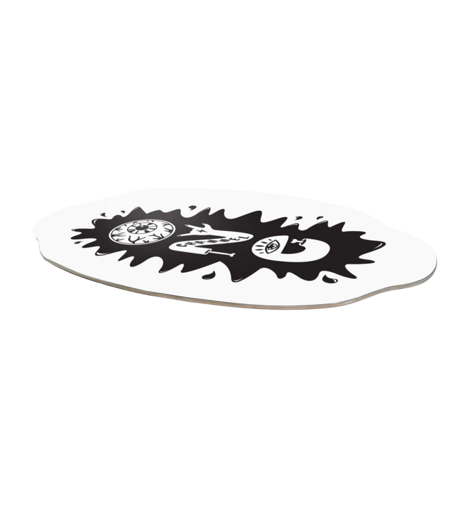 KAYOTICS CHANNEL ONE FOAM TOP SKIMBOARD BLACK/WHITE 2025