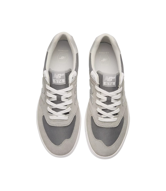 NEW BALANCE NUMERIC MENS 574 VULC SHOES GREY/WHITE
