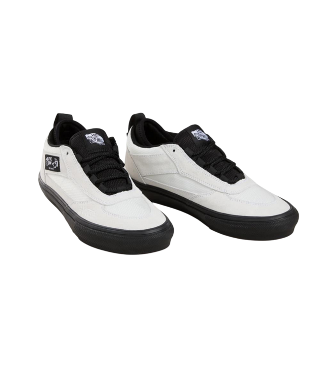 VANS MENS SKATE SAFE LOW ATIBA SHOES BONE WHITE/BLACK