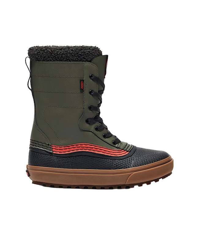 VANS MENS STANDARD MID MTE SNOW BOOT (17P) GREEN/GUM