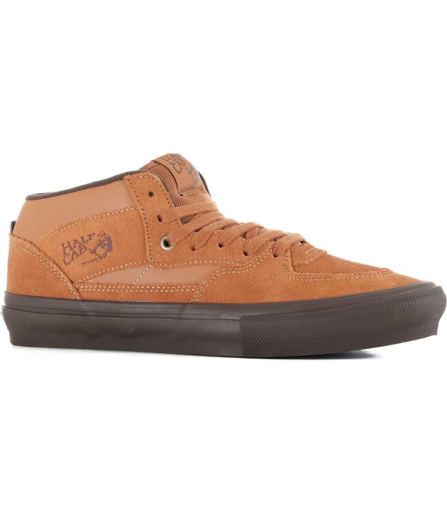 VANS MENS SKATE HALF CAB SHOES (CL6) GOLDEN/BROWN/GUM