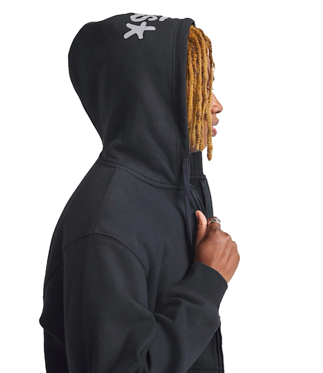 VANS MENS SKATE ATIBA HAZE ZIP HOODIE BLACK