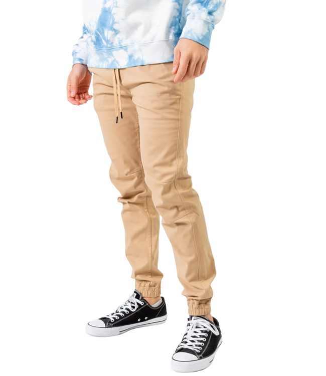 TAIKAN MENS JOGGER PANTS TAN