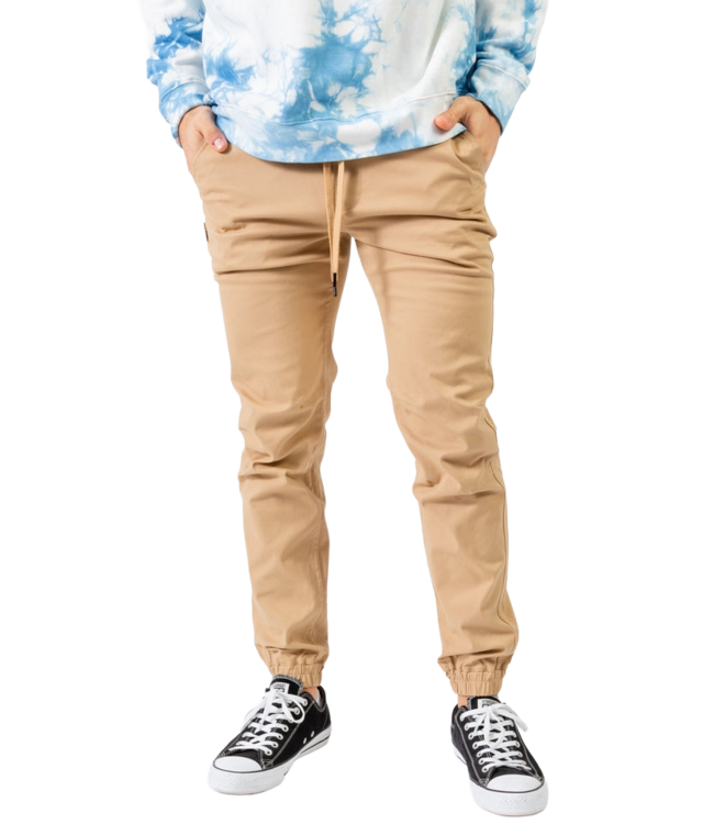 TAIKAN MENS JOGGER PANTS TAN
