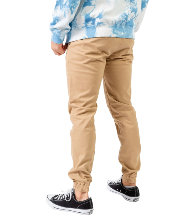 TAIKAN MENS JOGGER PANTS TAN