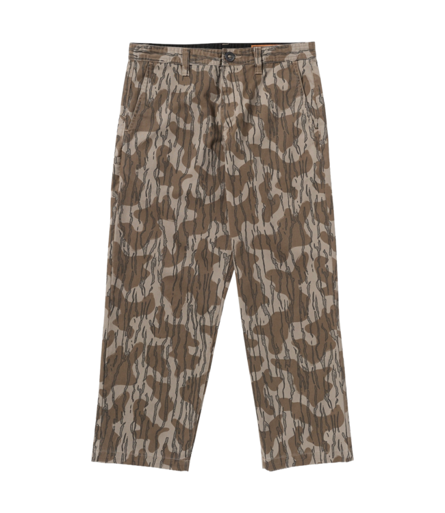 VOLCOM MENS FRICKEN SKATE WORK CHINO BRINDLE