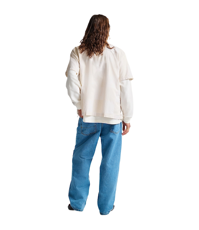 VANS MENS CHECK 5 BAGGY DENIM PANTS (CDX) STONEWASH/BLUE