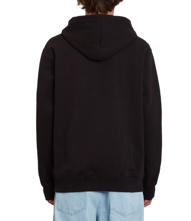 VOLCOM MENS ICONIC STONE PULLOVER HOODIE BLACK