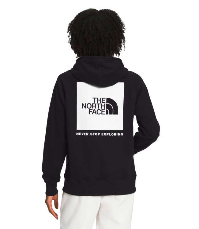 THE NORTH FACE WOMENS BOX NSE PULLOVER HOODIE TNF BLACK/TNF WHITE