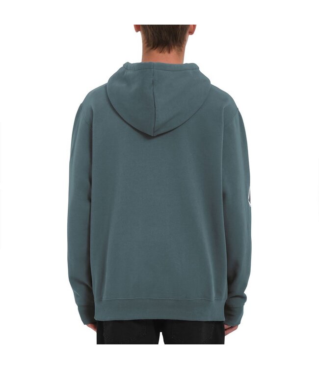 VOLCOM MENS ICONIC STONE PULLOVER HOODIE DARK SLATE