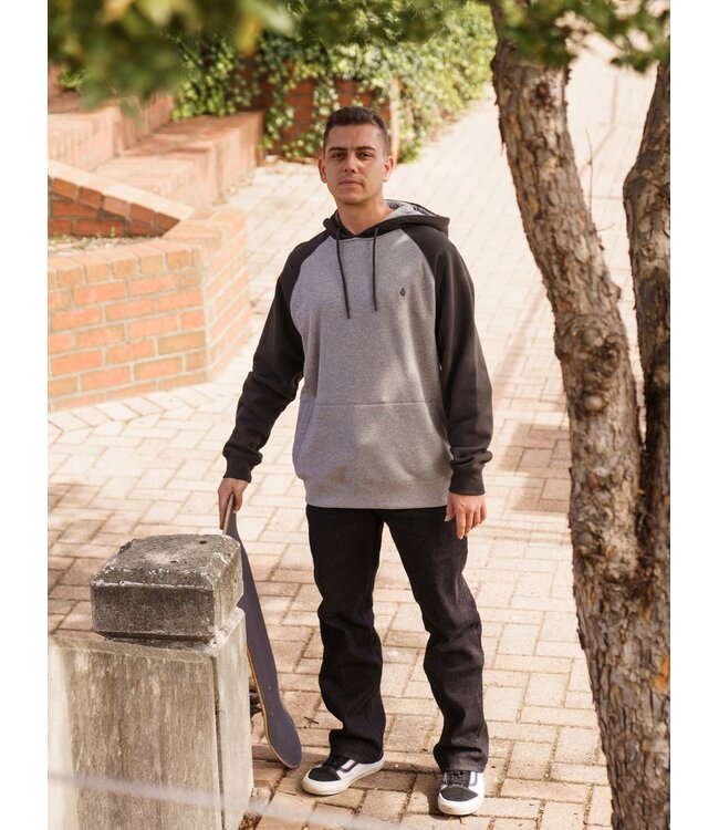 VOLCOM MENS HOMAK PULLOVER HOODIE STEALTH
