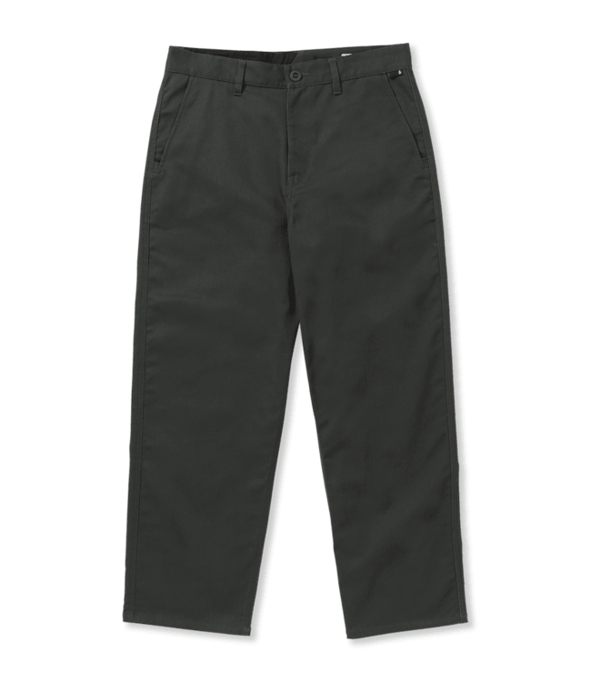 VOLCOM MENS BILLOW TWILL PANTS (ASB) ASPHALT BLACK