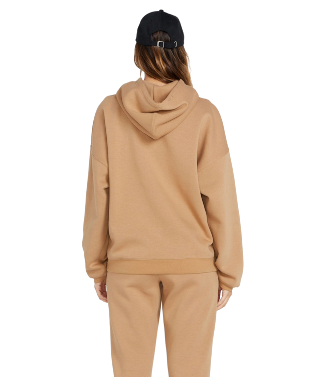 VOLCOM WOMENS STONE HEART II HOODIE MOCHA