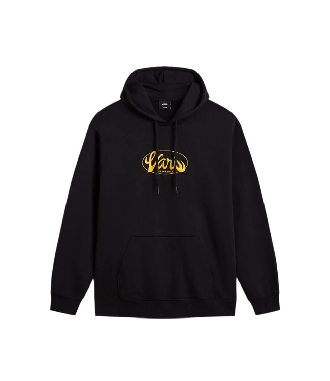 VANS MENS GLOBAL LINE LOOSE PULLOVER HOODIE BLACK