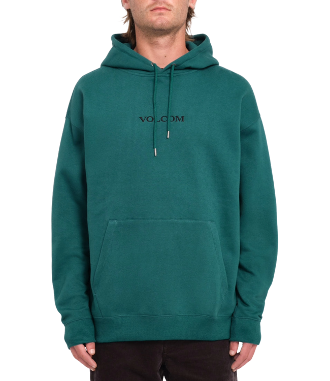 VOLCOM MENS STONE PULLOVER HOODIE EVERGREEN