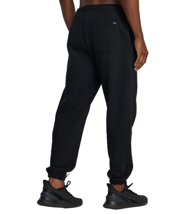 RVCA MENS VA ESSENTIAL MICRO FLEECE PANTS BLACK