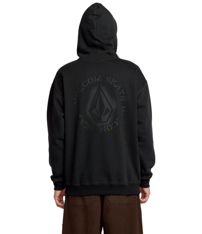 VOLCOM MENS SKIDDER PO HOODIE BLACK