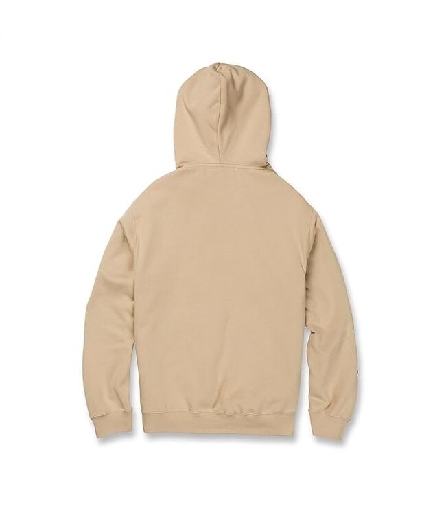VOLCOM MENS ICONIC STONE PO HOODIE ALMOND