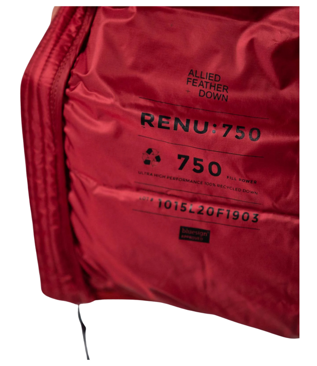 JONES MENS RE-UP DOWN PUFFY JACKET SAFETY RED 2022