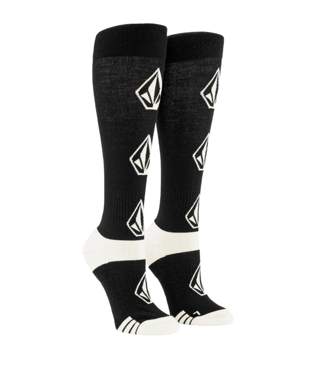 VOLCOM WOMENS SHERWOOD SOCK BLACK 2023