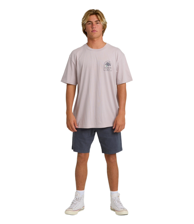 BILLABONG MENS PORTAL PREMIUM SHORT SLEEVE TEE (DLE) DUSTY PURPLE