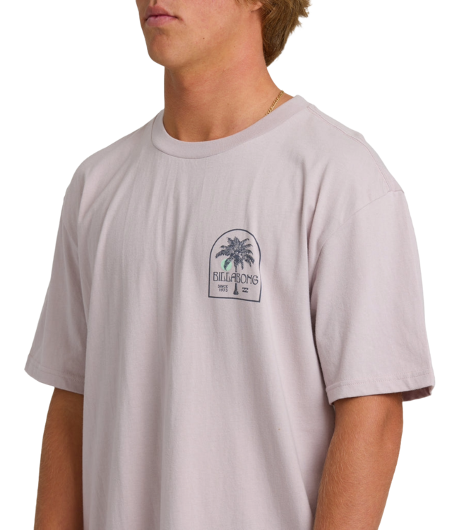 BILLABONG MENS PORTAL PREMIUM SHORT SLEEVE TEE (DLE) DUSTY PURPLE