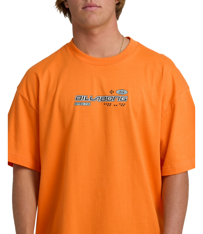 BILLABONG MENS SPEC 73 SIGNAL OG SHORT SLEEVE TEE (DTO) DUSTY ORANGE